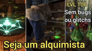 Skyrim  Como upar ALCHEMY até o LVL 100 sem precisar de BUGS ou GLITCHS [upl. by Adnylg821]