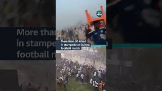 The stampede followed clashes between fans at the Labé and Nzérékoré itvnews guinea [upl. by Zakaria]