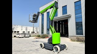 11m Articulating Boom lift for 125m working needs [upl. by Einafit]