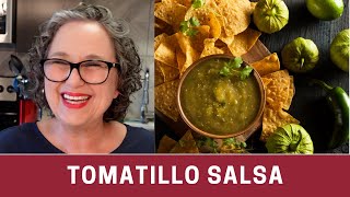 How to Make Tomatillo Salsa or Salsa Verde  The Frugal Chef [upl. by Liza311]