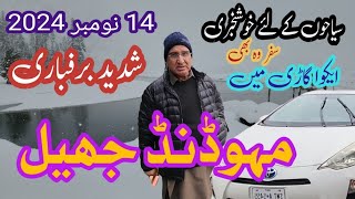 Heavy Snowfall in Mahodand Lake  Complete Travel Guide amp Road Updates  Vlog by Sherin Zada [upl. by Kolosick]