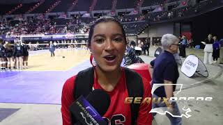 2024 LHSAA Volleyball State Tournament Quarterfinal Postgame Interview with Louise McGehee [upl. by Teplica]