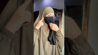 Elegant TwoPiece Jilbab Tutorial  StepbyStep Guide by Mrmoi9 shorts fashion [upl. by Drapehs]