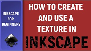 Tutorial for beginners in Inkscape How to create and apply textures [upl. by Jermyn]