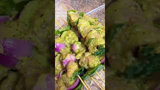 Shashlik sticks shashlikrecipe chickenshashliksticks foodies foodlover morerecipes recipe [upl. by Oicnedif]