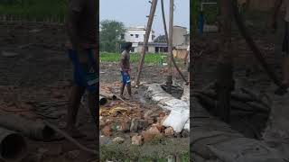 Start Piling Work  JBS Construction Site on Chak Kathalia Under N 24 Parganas civilwork youtube [upl. by Atokad]