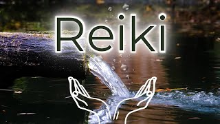 REIKI con agua en Movimiento y Naturaleza🏞️ Campanas cada 3 minutos  11 Bells [upl. by Enyawad415]