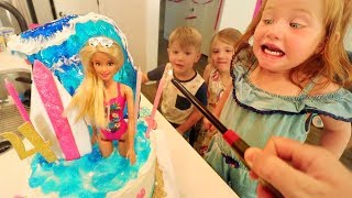 ADLEYS 4th BIRTHDAY Ultimate Family Party with Cake and Presents [upl. by Behre643]