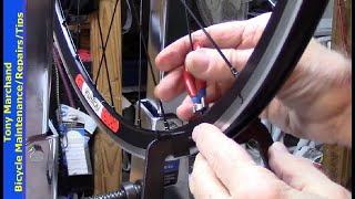 Truing and Fixing a Bicycle Wheel [upl. by Ardnnek]