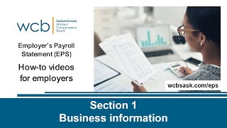 Employers Payroll Statement EPS Section 1  Business information [upl. by Ashatan]