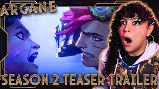 IM SCREAMING • LESBIAN REACTS – ARCANE – SEASON 2 TEASER TRAILER • [upl. by Hadwin]