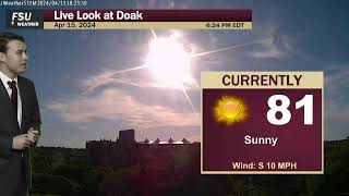 FSU Weather  Monday April 15th 2024 [upl. by Lunseth]