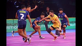 Pro Kabaddi 2018 Highlights Telugu Titans vs Haryana Steelers [upl. by Endor]