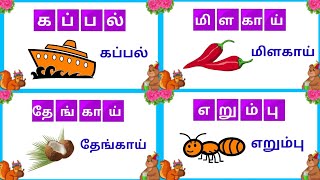 நான்கு எழுத்துச் சொற்கள்  Four letter words in tamil [upl. by Holmes646]