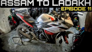 First Breakdown of Yamaha R3  Assam to Ladakh  Episode 11 [upl. by Nallaf]