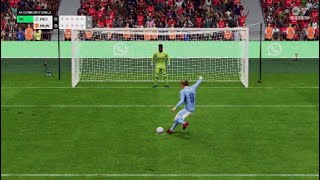 FA Community Shield 2425 Penalty Shootout [upl. by Eilyab]