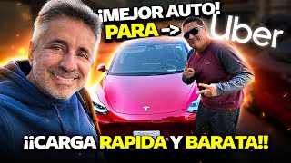 quot¡Tesla MEJOR AUTO PARA UBER ¡CARGA RAPIDA Y BARATAquot [upl. by Wolram]