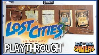 Lost Cities How to amp Playthrough 2 Player Card Game [upl. by Bernadine]