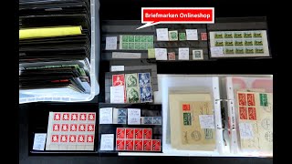 BriefmarkenVerkaufsfilm Schatzsuche mit Briefmarken und Briefen Neuheiten aus unserem Onlineshop [upl. by Mungo659]