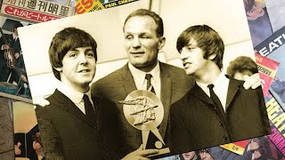 ♫ Boxer Henry Cooper presents an award the Getaway Trophy to The Beatles 1964 [upl. by Silber523]