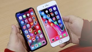 iPhone X vs iPhone 8 Plus  أسباب تفضيلي للأيفون 8 بلاس [upl. by Eldred]