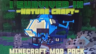 I survived in Minecrafts Jungle  Nature Craft E1 [upl. by Usanis575]