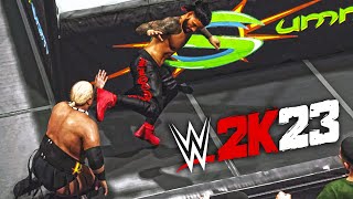 WWE 2K23  Jey Uso vs Rikishi  Hamza Iftikhar [upl. by Duhl110]