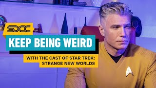 Star Trek Strange New Worlds Cast Promises To Keep Being Weird  Comic Con 2024 [upl. by Una698]