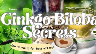 Ginkgo Biloba Benefits How to Use It for Optimal Health [upl. by Itsirc]