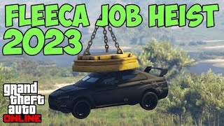 Playing the Fleeca Job Heist in 2023  GTA 5 Online Heists [upl. by Aihppa652]