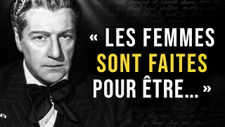 Citations de Sacha Guitry sur la femme quil vaut mieux connaître jeune avant de le regretter [upl. by Tildie129]