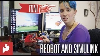 Programming the SparkFun Redbot with Mathworks and SImulink [upl. by Imas517]