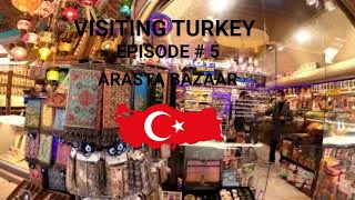 Blue Mosque Arasta Bazaar Istanbul in 4K  Visiting Turkey  Ep 5  Unedited Sounds  Travel ASMR [upl. by Suoilenroc]