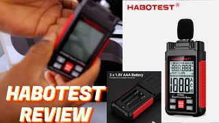 HABOTEST HT602 Sound Level Meter Sound Decibel Meter Noise Level Monitor Review [upl. by Enilemme]