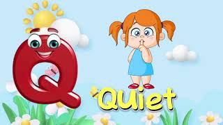 Phonics Song Letter Qq  Preschool Simple Phonics Learning [upl. by Edyak727]