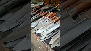 Saw Blade knife Making  Blacksmithing projects shorts ytshorts blacksmith [upl. by Ellison]