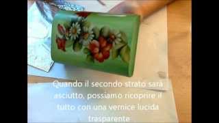 Decoupage su legno Corso di decoupage [upl. by Vladamir72]