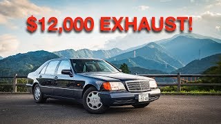 I MADE MY CHEAP MERCEDES SOUND LIKE A F1 RACECAR INSANE 12000 EXHAUST [upl. by Attirb]