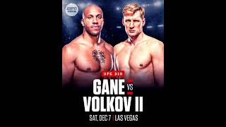 GANE VS VOLKOV ufc combatsport cirylgane UFC310 [upl. by Sirromaj]