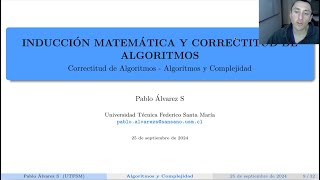 Inducción Matemática y Correctitud  Correctitud de Algoritmos  Algoritmos y complejidad [upl. by Cela]