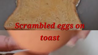 Asmr scrambled egg on toast food yummy satisfying video subscribe [upl. by Scoles]