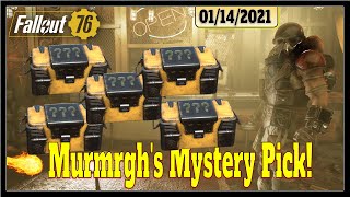 Fallout 76 Murmrghs Mystery Pick Event is Up 14  18th January 2021 [upl. by Bristow173]