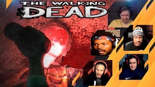 Gamers Reactions to the Flashlight to the Head  The Walking Dead The Final Season [upl. by Laeira]