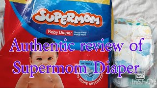 Review of Supermom Baby Diaperpros and cons [upl. by Quiteris]