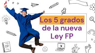 Los 5 grados de la nueva Ley FP A B C D E [upl. by Immak]