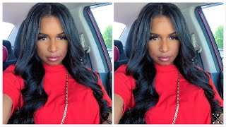 The Most Natural and Affordable Body Wave U Part Wig Install  24 inch  LUVME Hair Review [upl. by Ynnel]