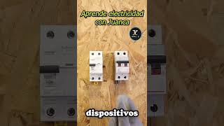 Diferencia de un Interruptor Termomagnético y un Diferencial electricidadbasica electricidad [upl. by Nniw]