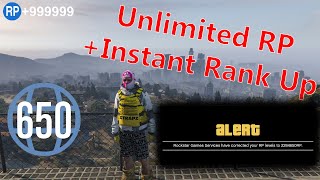 GTA 5 Online Instant Rank Up UNLIMITED RP  Silent Night v168 Script [upl. by Helaine333]