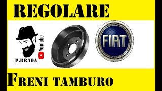 Come Regolare freni a tamburo Fai da te by Paolo Brada DIY [upl. by Uot935]