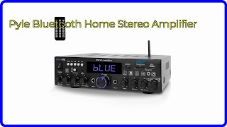 REVIEW 2024 Pyle Bluetooth Home Stereo Amplifier ESSENTIAL details [upl. by Ainej]